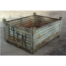 42" x 53" x 18" Corrugated Steel Container