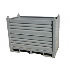 23" x 50" x 30" Corrugated Steel Container