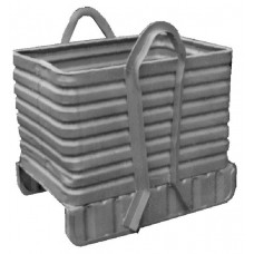 26" x 38" x 24" Corrugated Steel Container - Hairpin style