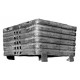 32" x 41" x 18" Corrugated Steel Container