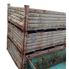 48" x 63" x 15" Corrugated Steel Container