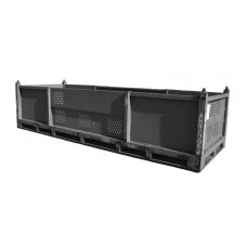 44" x 108" x 29" Straight Wall Steel Container